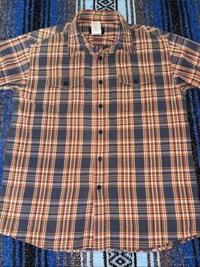Patagonia Plaid Organic Cotton Button Down Shirt
